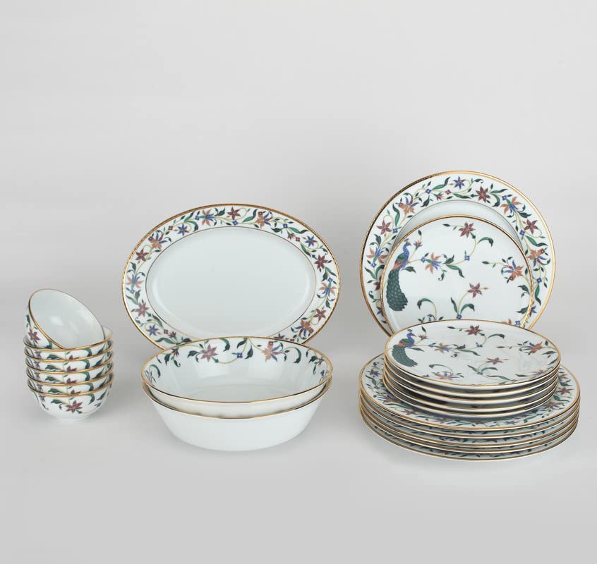 Noritake Bountiful Garden Design 21Pc Dinner Set, with a Fine
